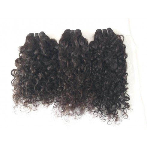 Raw curly hair,100 % Tangle Free, Silky Smooth, Indian hair 